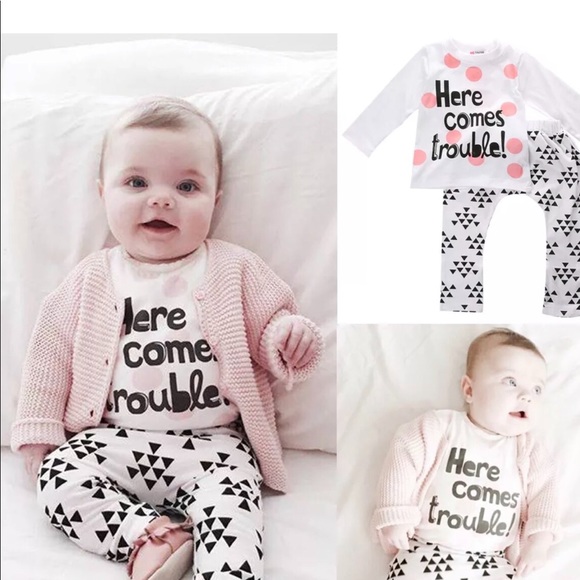 NWT Sweet two piece outfit very soft - Picture 5 of 6